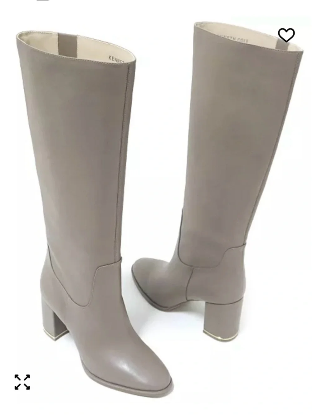 New Kenneth Cole New York Women's Yvonne Knee High Block Heel Boots size 5